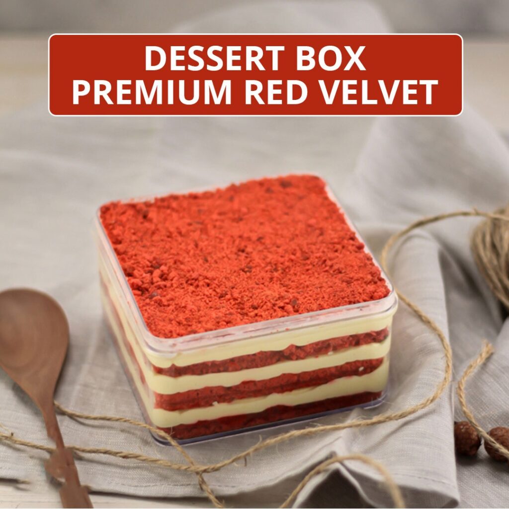 Kelezatan Dessert Box Premium Red Velvet yang Menggoda Selera